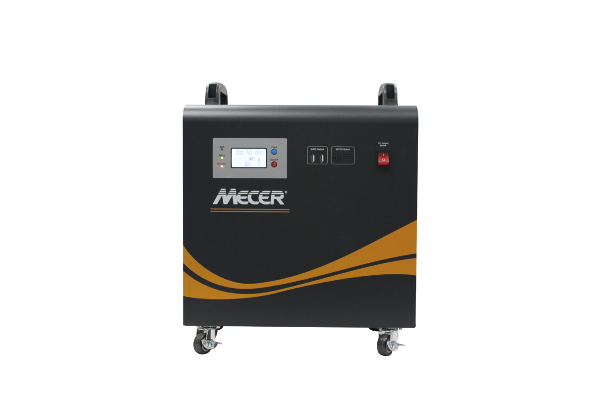 Mecer 360W Solar Charge Controller 1Kw 12V 1x100A Battery Pure Sine Wave Inverter SOL-I-BB-M1
