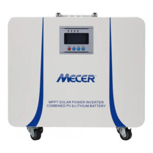 Mecer 1.5kW Portable Lithium 26v 100Ah Pure Sine Wave Inverter with 840W MPPT SOL-I-CN-15L