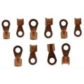 Solarix Non Insulated Copper Battery Cable Lug 25 x 8mm 10-pack SOLLUG258CPNI