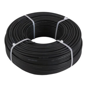 Solarix 6mm Single Core Solar Photovoltaic PV Cable Black 100m Roll SOLPV6MMBLACK