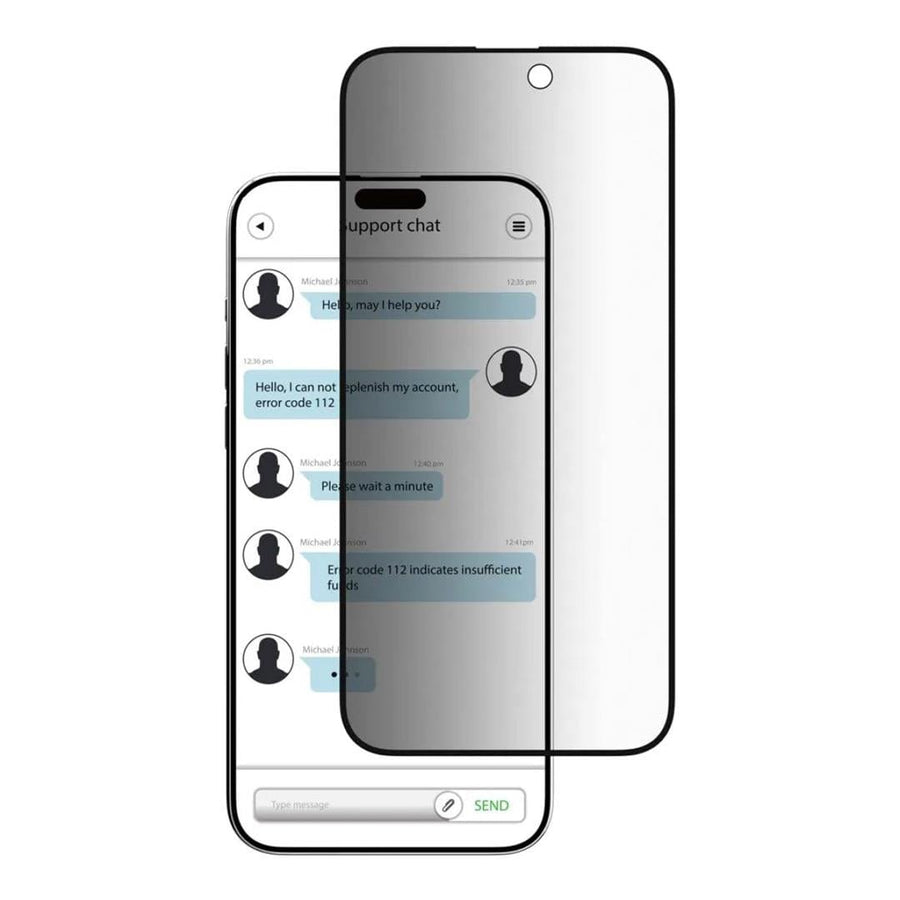 SwitchEasy Privacy Screen Protector for iPhone 16 Pro - Clear SPH66P053TR24