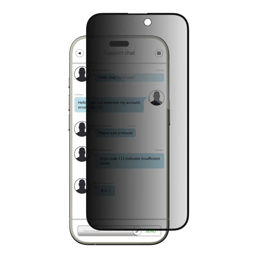 SwitchEasy Privacy Screen Protector for iPhone 16 Pro Max - Clear SPH67P053TR24