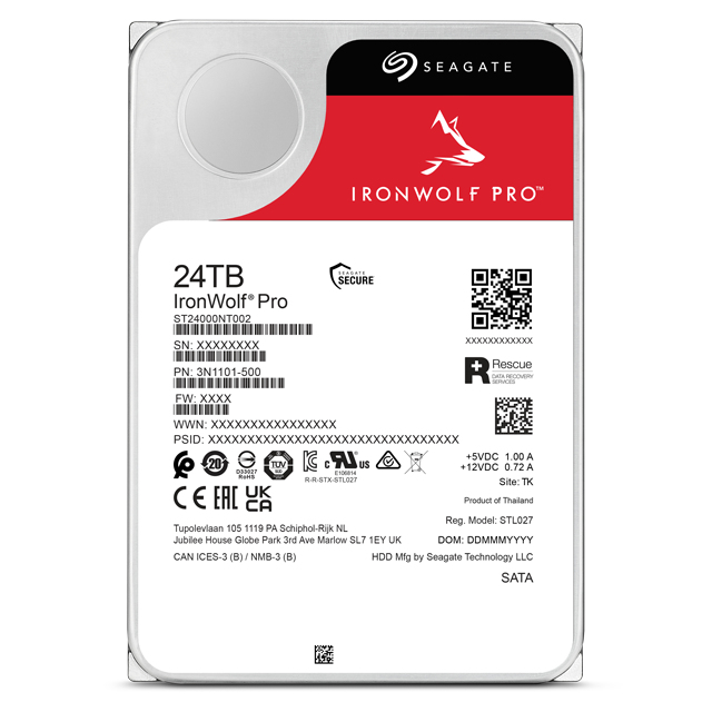 Seagate IronWolf Pro 3.5-inch 24TB SATA III Internal HDD ST24000NT002 - Image 4