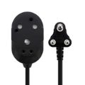 Switched Basics 20m Heavy Duty BTB Extension Cable 2 x 16A Socket - Black SWD-70006-20-BK