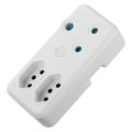 Switched 3-way Adapter White SWD-72009-WT