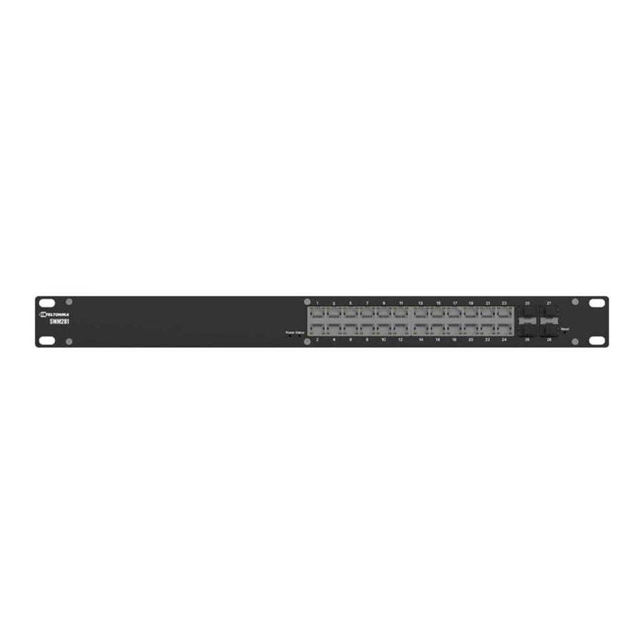 Teltonika SWM281 24-port L2 Gigabit Ethernet Mananaged Switch