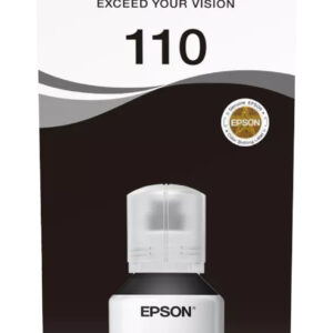 Epson 110 Ink Bottles Black XL120ml EcoTank M3170 / M3140 / M2170 / M1180 / M1170 / M1140 / M1120 / M1100 / M3180 6000 pages