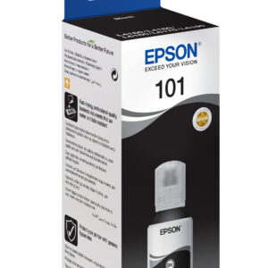 Epson 101 Ink Bottles Black 127ml Ecotank L4150 / L4156 / L4160 / L4260 / L6160 / L6170 / L6176 / L6190 / L6270 / L6290 / L6370 / L14150 7500 pages