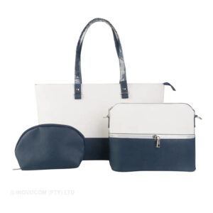 Kenton 15.6-inch Ladies Notebook Bag Blue and Cream T230419-BLUE/CREAM