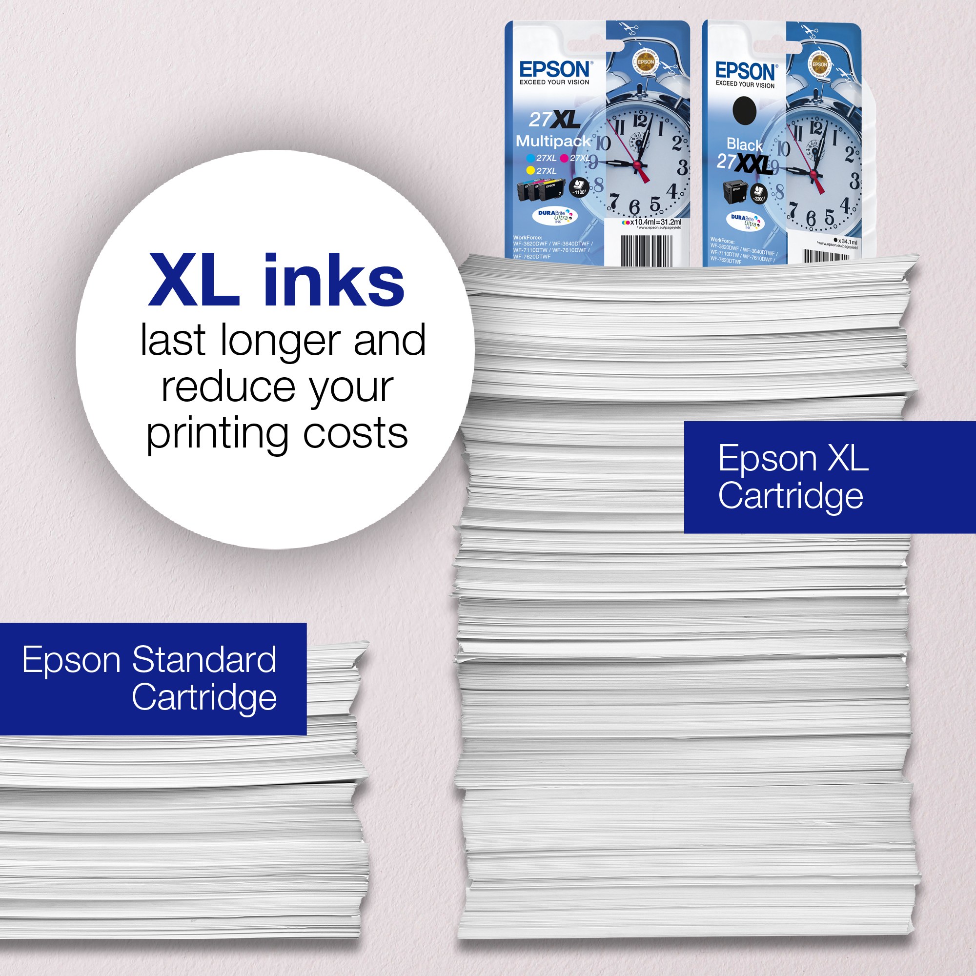 Epson 27 Ink Cartrdige Black 34.1ml XXL WF-3620DWF / WF-7710DF / WF-7210DTW / WF-7110DTW 2200 pages - Image 3