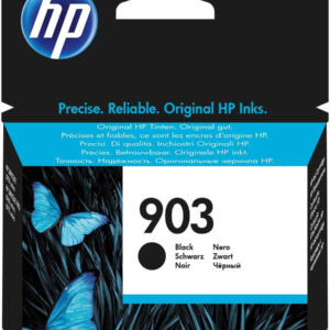 HP 903 Black Standard Yield Printer Ink Cartridge Original T6L99AE Single-pack