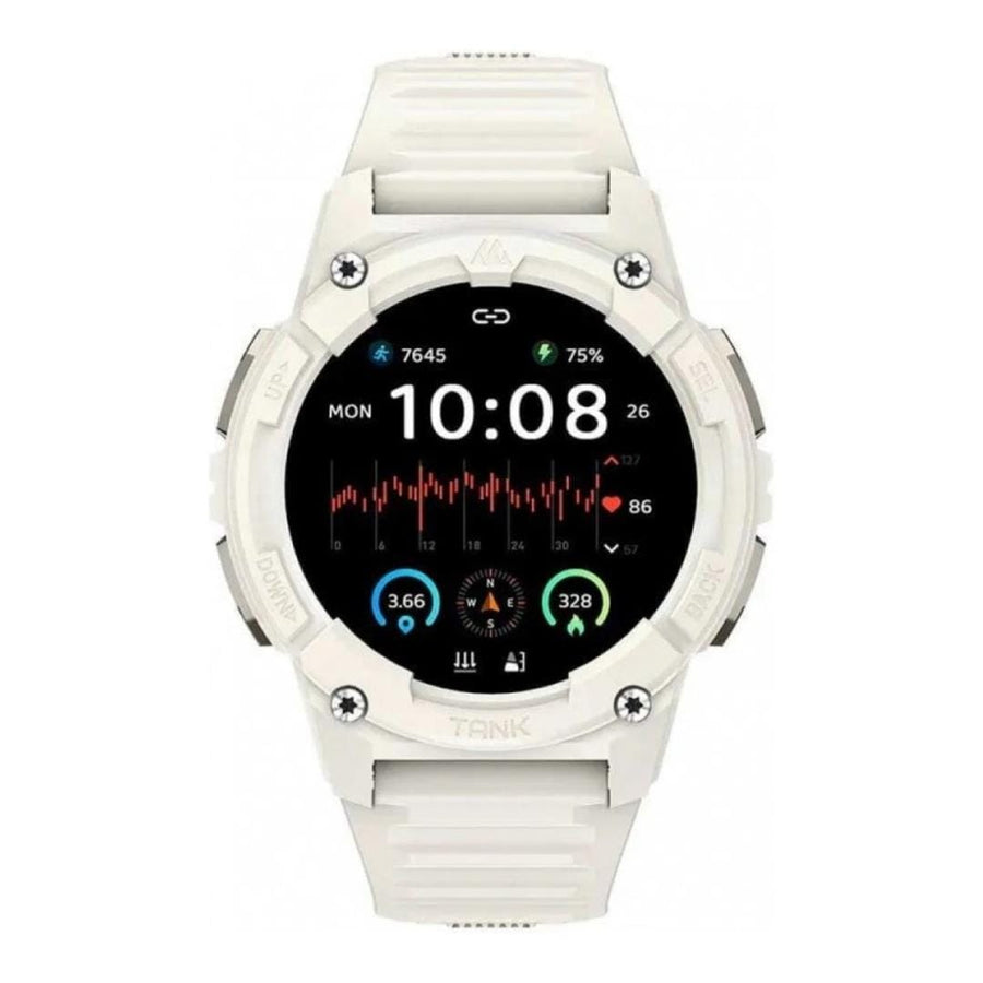 Kospet Tank S2 Ultra 1.32-inch Amoled White Smartwatch TANK-S2-WHITE
