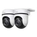 TP-Link Tapo C510W Outdoor Pan Tilt Security Wi-Fi Camera 2-pack