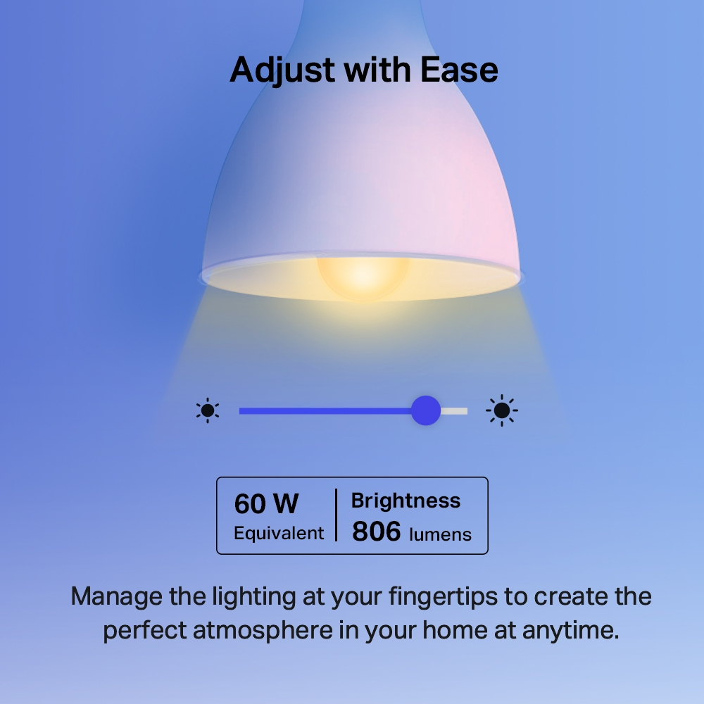 TP-Link Tapo L530E Smart Wi-Fi Multicolour Light Bulb 4-pack - Image 3