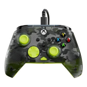Turtle Beach Rematch Core Wired Gaming Controller for Xbox and PC – Ghost Black Camo/Yellow TBC-2001-75