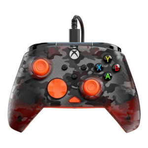 Turtle Beach Rematch Core Wired Gaming Controller for Xbox and PC – Ghost Black Camo/Orange TBC-2001-95