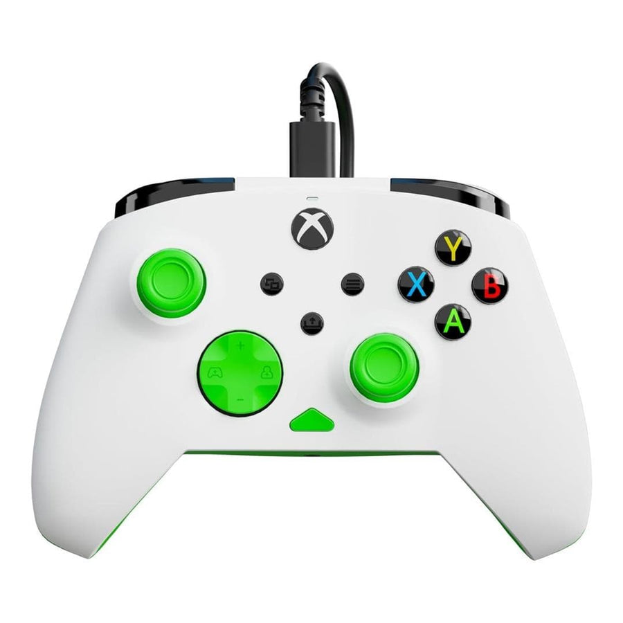 Turtle Beach Rematch Core Wired Gaming Controller for Xbox and PC – White Green TBC-2002-55