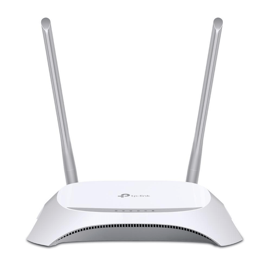TP-Link TL-MR3420 Wi-Fi 4 Wireless Router Fast Ethernet Black and White