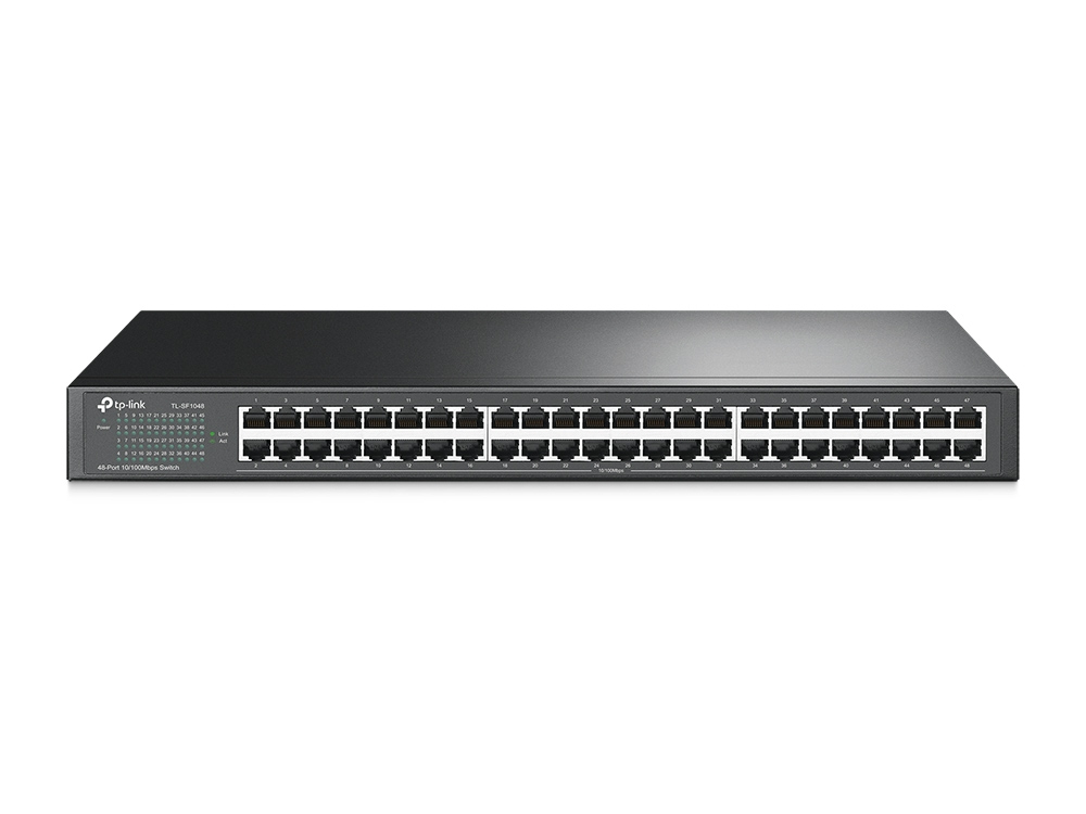 TP-Link TL-SF1048 Unmanaged Network Switch Ethernet 10/100 Mbits 1U Black