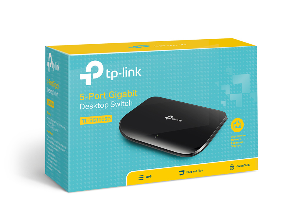 TP-Link TL-SG1005D 5-Port Gigabit Desktop Network Switch - Image 4