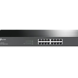 TP-Link TL-SG1016 Unmanaged Network Switch Gigabit Ethernet 10/100/1000 Mbits 1U Black