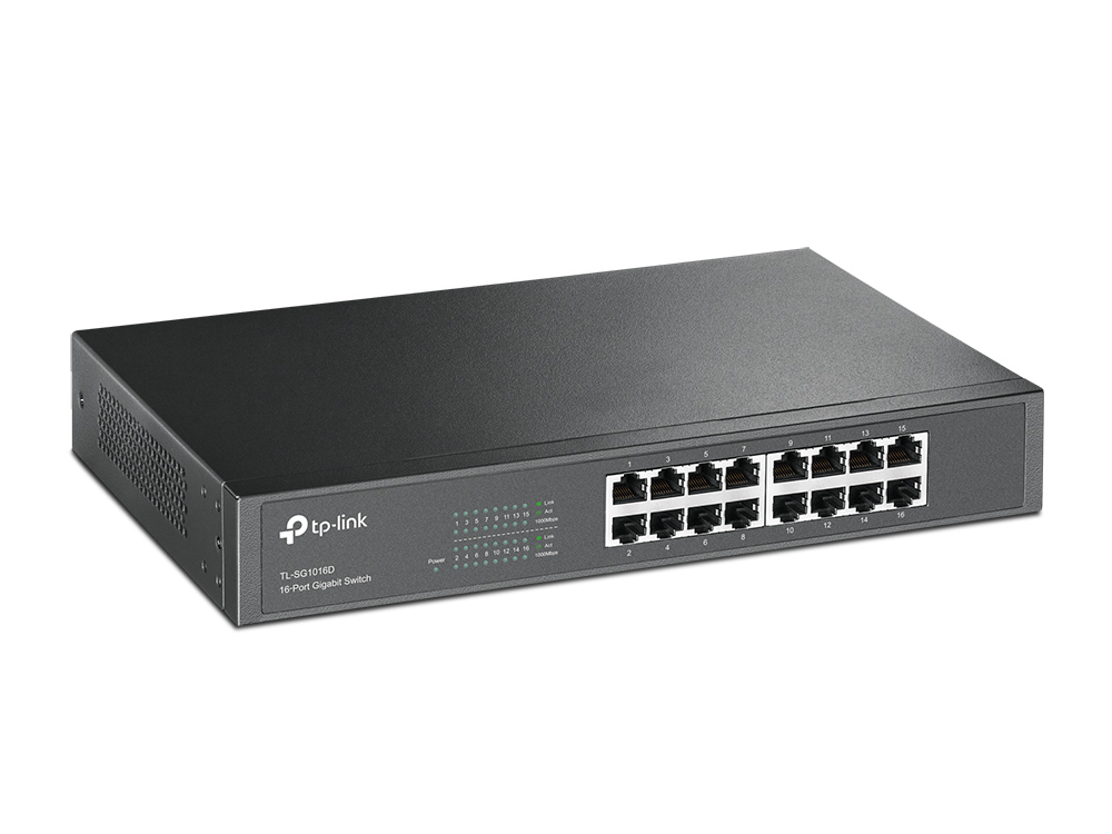 TP-Link TL-SG1016D 16-port GbE Unmanaged Network Switch - Image 2