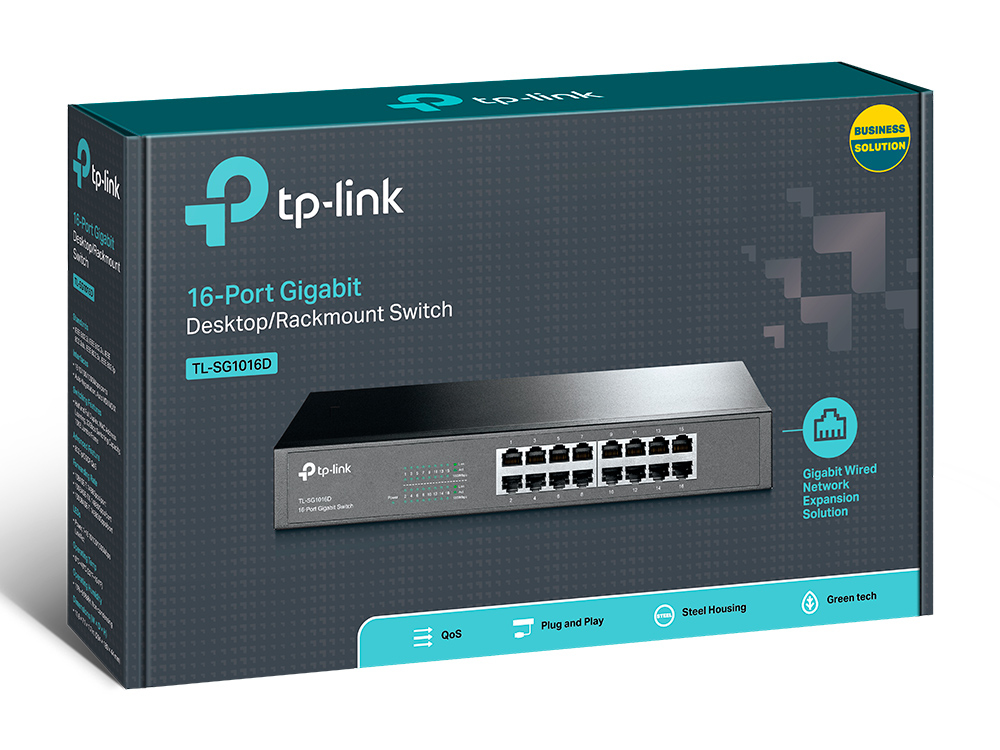 TP-Link TL-SG1016D 16-port GbE Unmanaged Network Switch - Image 4