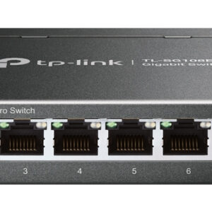 TP-Link TL-SG108E Unmanaged Network Switch L2 Gigabit Ethernet 10/100/1000 Mbits Black