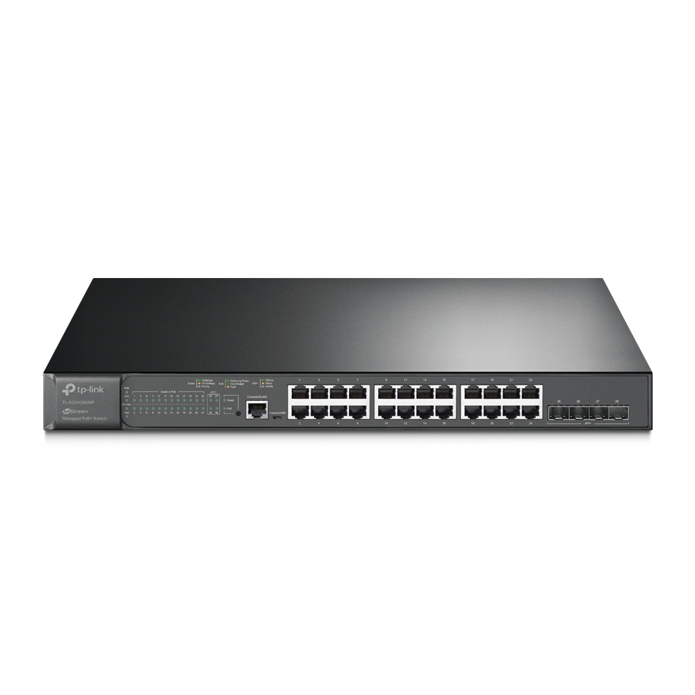 TP-Link TL-SG3428XMP JetStream 24-Port Gigabit L2 Managed Switch