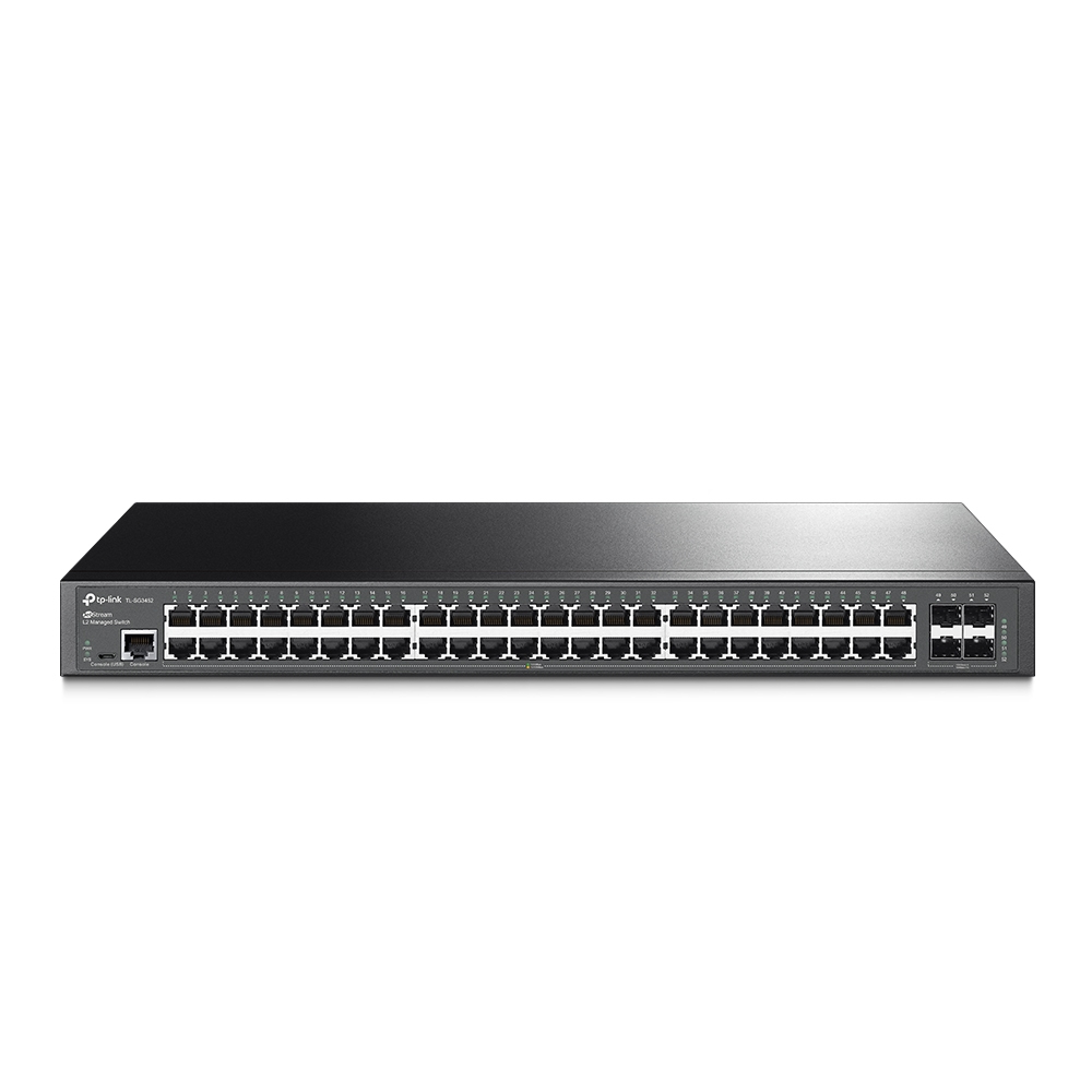 TP-Link TL-SG3452 Jetstream 48-Port Gigabit L2 Managed Switch with 4 SFP Slots
