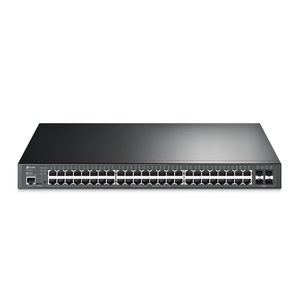 TP-Link TL-SG3452XP JetStream 48-port PoE+ Gigabit L2+ Managed Switch with 4x 10GE SFP+ Ports - Image 2