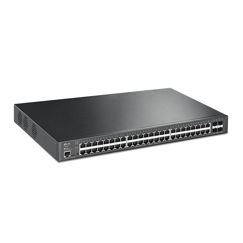 TP-Link TL-SG3452XP JetStream 48-port PoE+ Gigabit L2+ Managed Switch with 4x 10GE SFP+ Ports