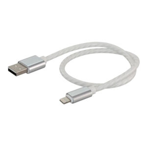 Really Useful Products 0.4m USB to Lightning Woven Mesh Cable TPE-AM-LIGHTNING