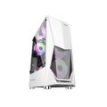 Armaggeddon Tritron 1 ATX Gaming PC Case with 3xARGB Fans White TRITON1WHT