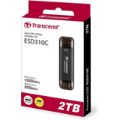 Transcend 2TB USB with Type-C and Type-A Portable SSD Black TS2TESD310C