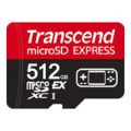 Transcend 512GB UHS-I U3 V30 A1 microSD Express Memory Card TS512GUSD710S