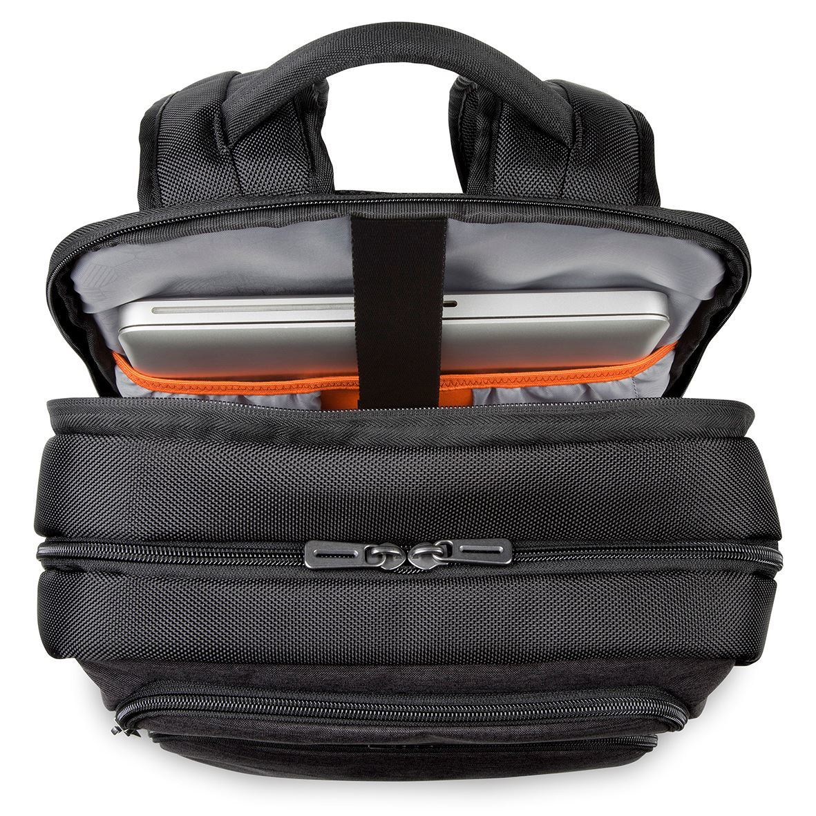 Targus CitySmart 12.5 13 13.3 14 15 15.6-inch Advanced Notebook Backpack - Black and Grey TSB912EU - Image 2