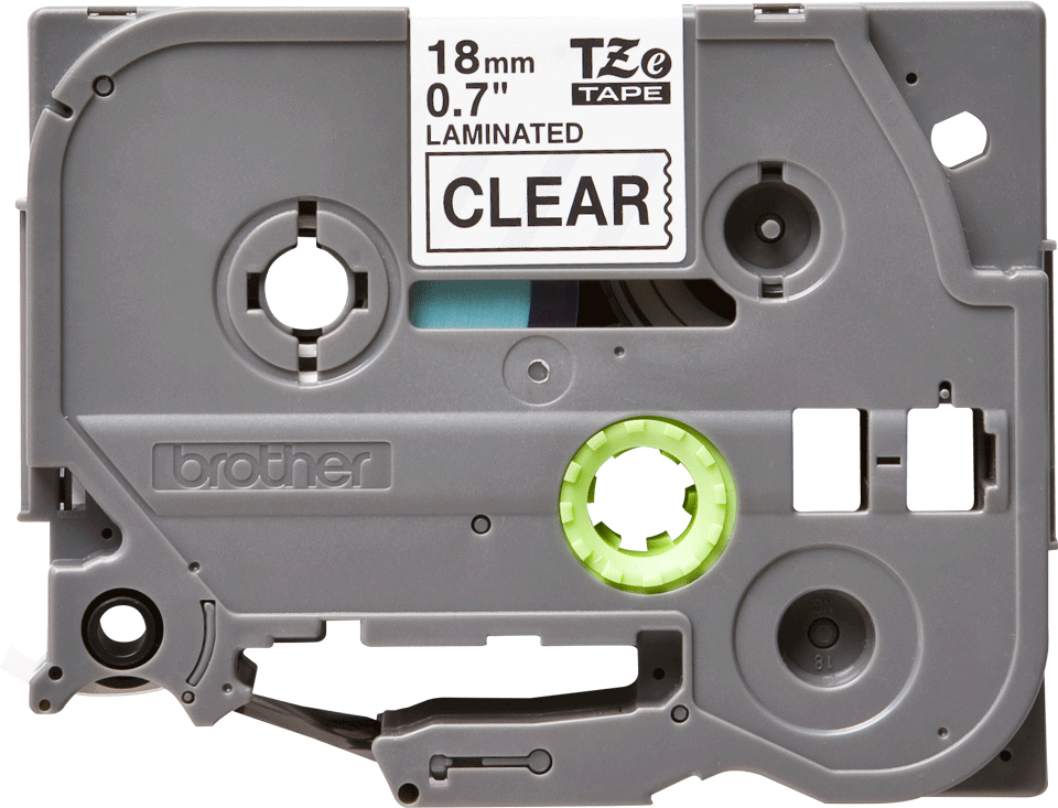 Brother 18MM Black on Clear Laminated tape - Image 4