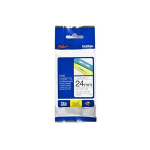 Brother Labelling Tape 24mm – Black on Clear TZE-151