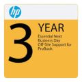 HP 3-year Essential Next Business Day Off-Site Support for Business Notebooks U86DME