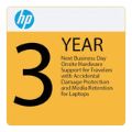 HP 3-year Next Business Day Onsite Support with ADP, Media Retention, and Global Coverage Notebook Support UQ832E