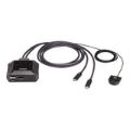 Aten US3312 2-port 4K KVM Switch with Remote Port Selector