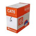Scoop CAT6 CCA UTP Box Cable 305m Grey UTP-6305C