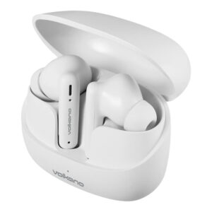 Volkano Jupiter Series TWS Earbuds with Charging Case White VK-1158-WT