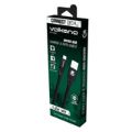 Volkano Slim Series 1.2m Micro USB Charge and Data Cable Black VK-20082-BK
