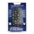Volkano Tag Series Wireless Mouse with Nano USB and Type-C Receiver Black Geo VK-20180-BLKGEO