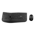 Volkano Vulcan Series Bluetooth Wireless Keyboard and Mouse Combo Black VK-20302-BK