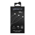 Volkano Weave Series 100W 2-in-1 Cable 1.5m VK-30238-BK