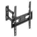Volkano Steel Series 32 to 65-inch Universal Double Arm Full Motion Mount with Tilt and Swivel VK-4029-BK