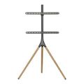 Volkano Steel Series 45 to 65-inch Fixed Easel TV Stand VK-4042-BK